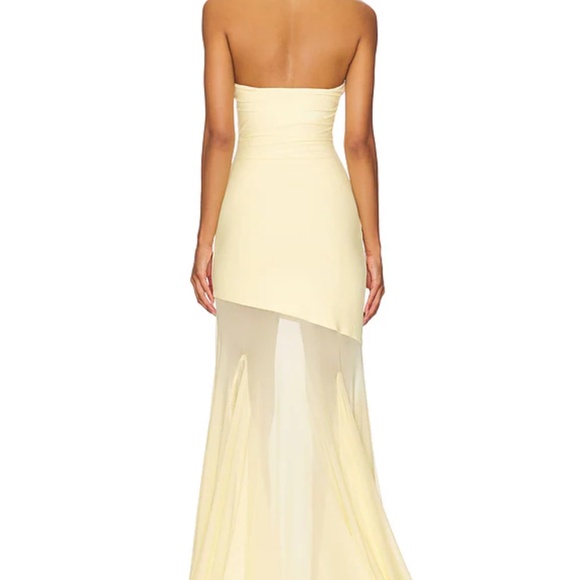 Dahlia Gown in Butter Yellow, Deme by Gabriella XS - Picture 4 of 6